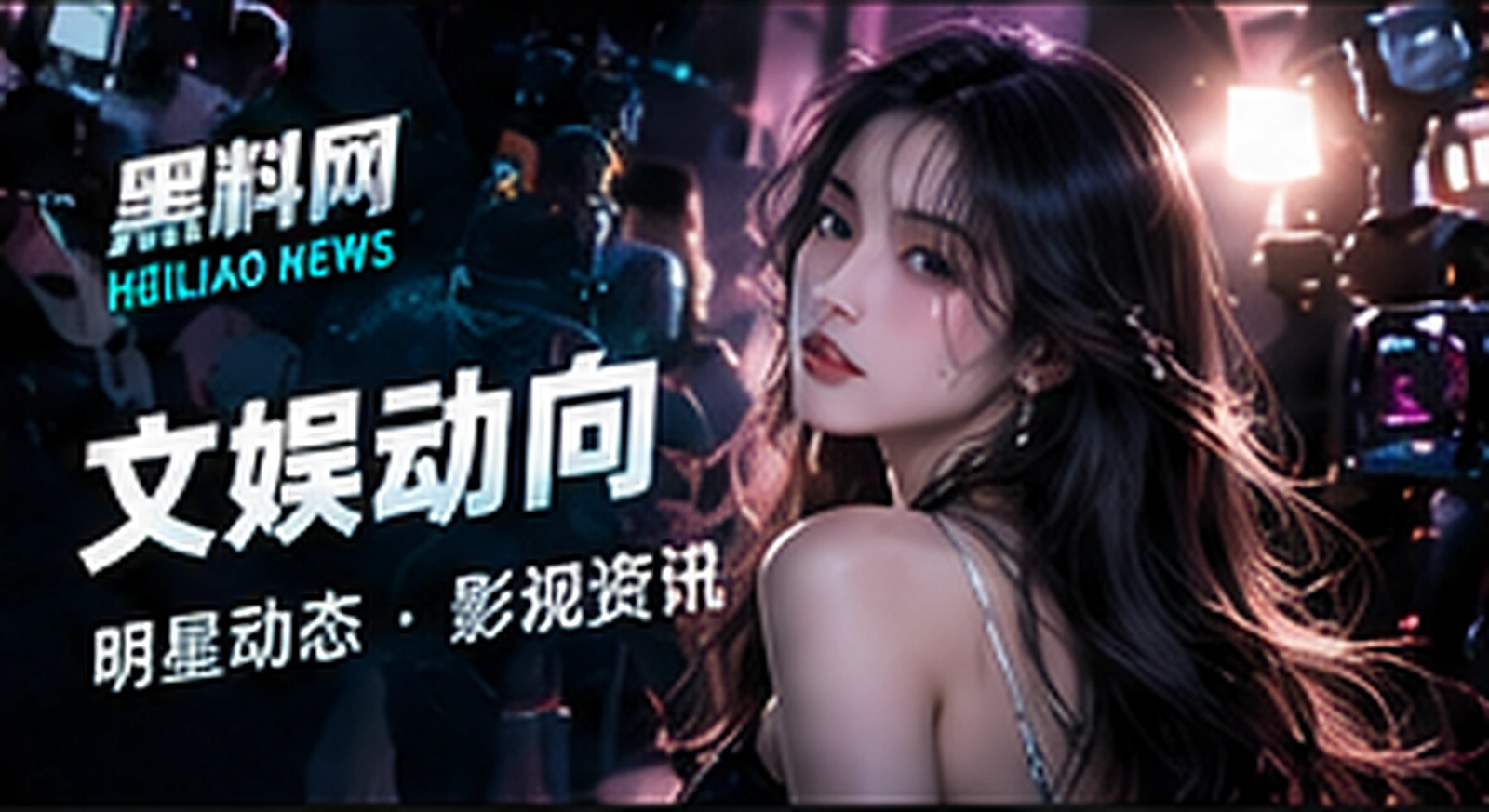 文娱动向主题概念配图