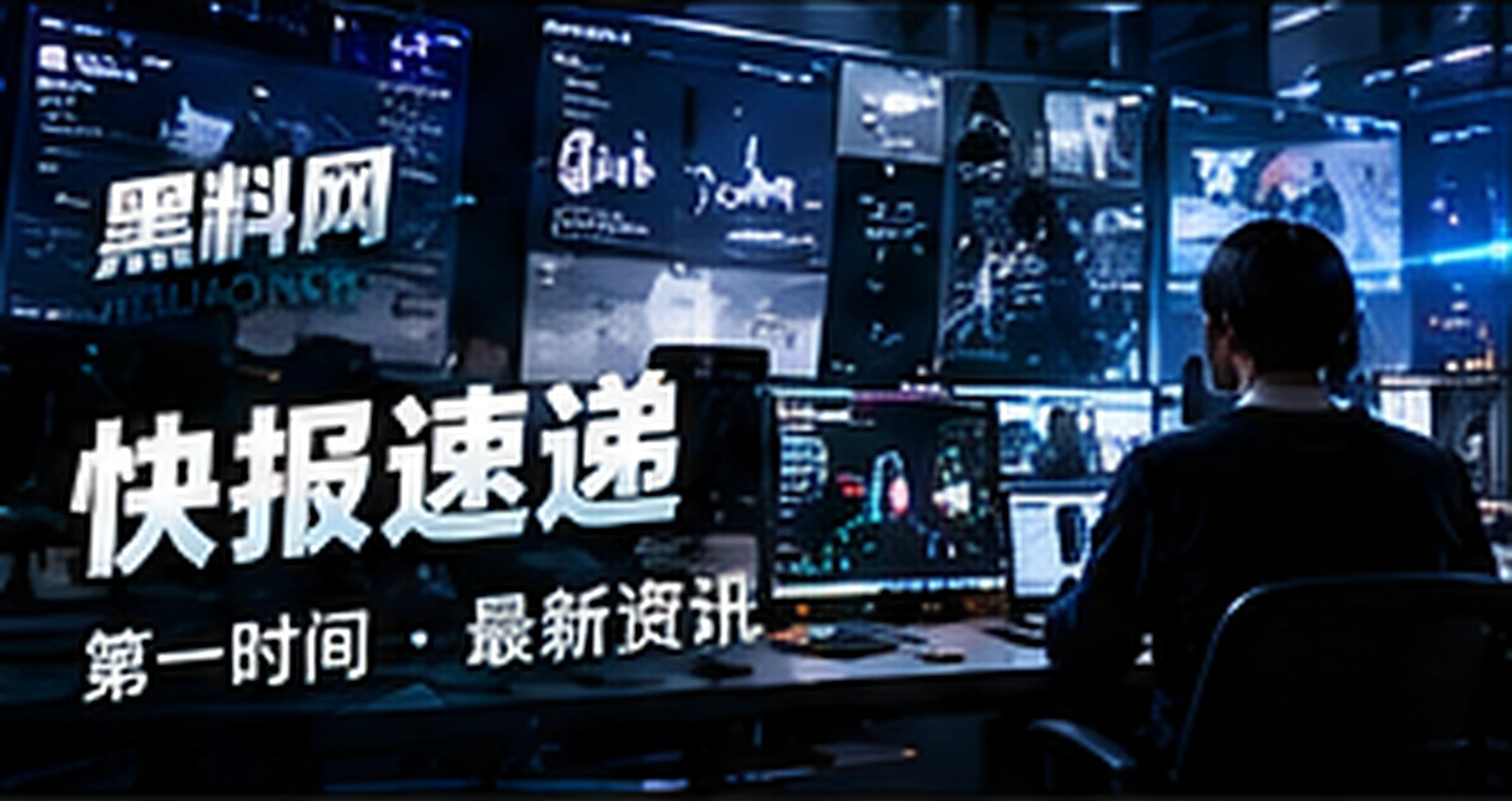 快报速递栏目主题概念视觉